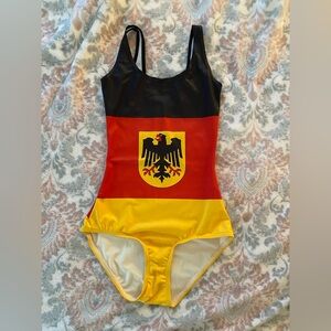 Blackmilk German Flag Bathing suit
